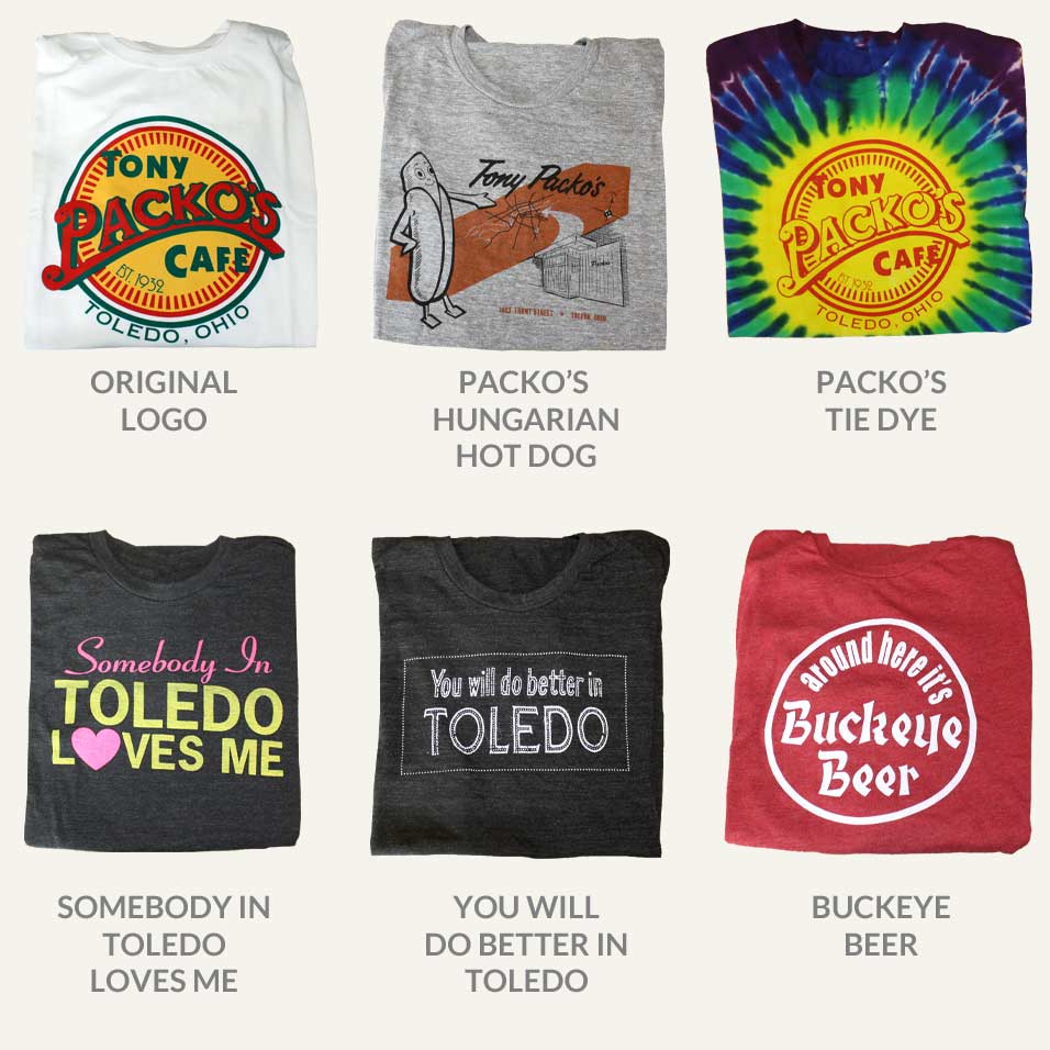 Photo of the different T-shirt looks of all the T-shirts available in the Choose Your Own Shirt Pack.