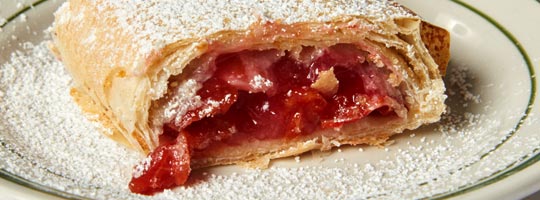 Fresh Baked Cherry Strudel