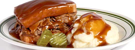 Hot Roast Beef Sandwich